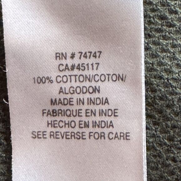 🔥Bass Pro Shops RedHead Henley Shirt – Men’s 2XL Long Sleeve – Green Pre-owned - Picture 8 of 10